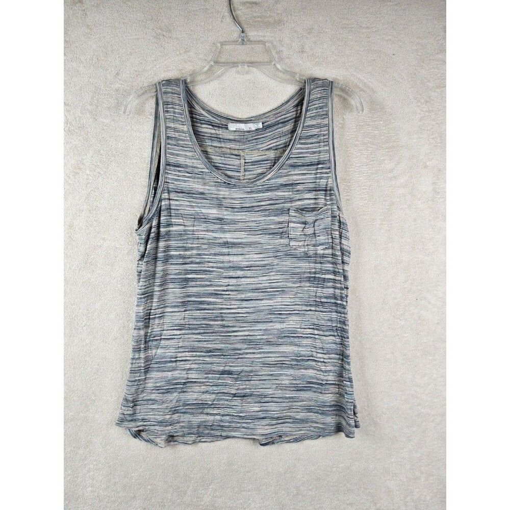 Prana Women's Sleeveless Striped Knit Pocket Tank Top XL